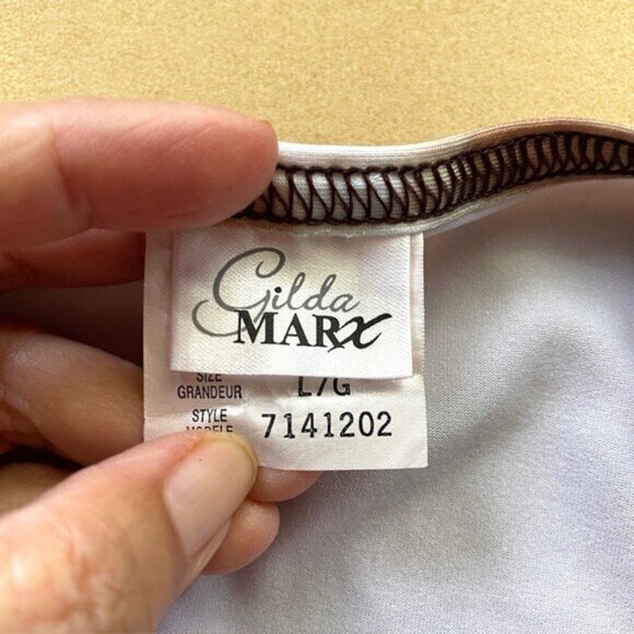 Vintage Tie Dye Cropped Spandex Camisole - S/M, made in Canada 🇨🇦 - Picture 6 of 11